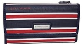 Tommy Hilfiger Women's Zipped Wallet with Multiple Compartments, Multicolore, Taille unique, American