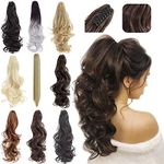 Felendy Claw Ponytail Extension 18"