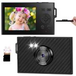 Niaazi Digital Camera - 4K 7.5MM Ultra-Thin Compact Camera with 2.8" LCD Screen 16X Digital Zoom Autofocus Vlogging Camera Photography Digital Camera with 32gb SD Card for Kids Teen Students Beginner