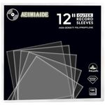 12.75" Vinyl Record Outer Sleeves 100 Pieces Clear Album Sleeves, Durable & Wrinkle-Free,Fits 12 Inch Single, Double, and Gatefold LPs…