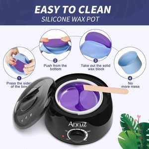 ANRUZ Waxing Kit – Hair Removal Set for Face & Body