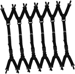 CAXUSD 6-Piece Universal Helmet Strap Set in Polyester - Ideal for Hard Hats with Chin Straps Safety Helmet Chin Strap Black Hard Hat Chin Strap JSP Hard Hat Compatible