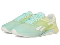 Reebok Women's Nano X5 Training Shoes Glitch Aqua/Yellow Haze/Chalk, Size 6.5