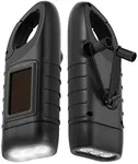 Simpeak 2-Pack Hand Crank Solar Pow