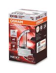 OSRAM Xenarc Night Breaker Laser D1S Next Generation, +200% More Brightness, HID Xenon Headlight Bulb, 66140XNN, Folding Box (1 Lamp)