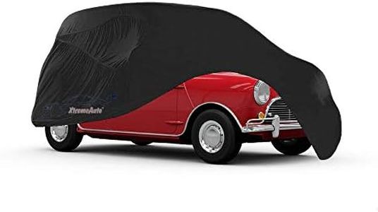 Xtremeauto Indoor Classic Breathable Soft Car Cover For Classic Rover For Mini Cooper (Black)