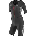 Orca Women's 226 Sleeveless Perform Aero Race Suit - Black/Orange (L)