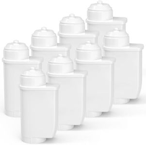 Pack of 8 Water Filters for Siemens EQ Series, EQ5 EQ6 EQ7 EQ9 S700 EQ500, Replacement Water Filter for Siemens 3200, Bosch TCZ7003, TCZ7033, 467873, for Brita® Intenza 575491