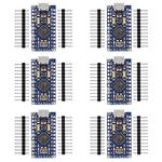 ACEIRMC Pro Micro for Atmega32U4 5V 16MHz Bootloadered IDE Micro USB Pro Micro Development Board Microcontroller Compatible for Pro Micro Serial Connection with arduino Pin Header (6pcs)