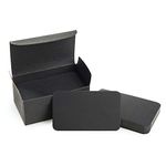 Blank Kraft Paper Message Card Business Cards Vocabulary Word Card Index Cards - about 100pcs (Black)