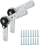 KAIISSA 2 Pack of Furniture Adjustable Angle Hinge Automatic Reset Function Hinge Angle Adjustment Machine Heavy Duty Adjuster Sofa/Bed/Cupboard/Recliner Gear Adjustment Hardware 90 to 180 Degree