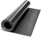 Marcy Fitness Equipment Mat and Floor Protector for Treadmills, Exercise Bikes, and Accessories Mat-366 (78" x 36" x 0.25" Thickness) , Black