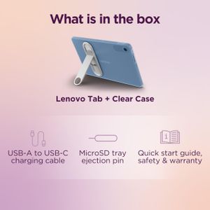 Lenovo Tab 10.1" Tablet, 128GB – Polar Blue
