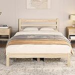 Yaheetech Queen Bed Frame Solid Pin