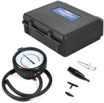 PESIKO 6Pcs Vacuum Pressure Gauge Kit, Leak Carburetor Pressure Diagnostics Kit, Fuel Pump Gauge Tester for Carburetors & Vacuum Systems