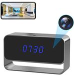 Pofeiwode Hidden Camera Clock WiFi 