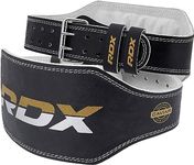 RDX Weight Lifting Belt for Fitness Gym Adjustable Leather Belt 6" Padded Lumbar Back Support Great for Bodybuilding, Powerlifting, Deadlifts Men Workout, Squats Exercise