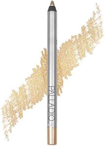 Palladio Precision Eyeliner, Silicone Based, Rich Pigment, Gentle Application, Dramatic Smoky Effect to Soft Everyday Wear, Sensitive Eyelids, Sets Itself, Can be Sharpened, Champagne