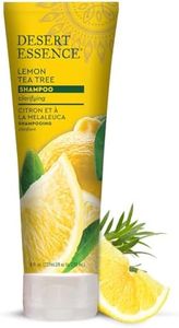 Desert Essence Organics Hair Care Shampoo, for Oily Hair, Lemon Tea Tree, 8 Ounce