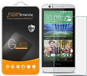 [2-Pack] HTC Desire 510 / Desire 512 Tempered Glass Screen Protector, Supershieldz Anti-Scratch, Anti-Fingerprint, Bubble Free, Lifetime Replacement Warranty