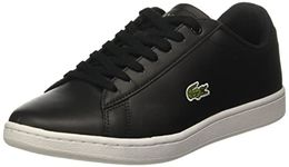 Lacoste Women's Hydez Sneaker, Black/Gold, 8