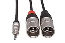 Hosa Rean 3.5 mm TRS to Dual XLR3M 