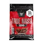 BSN TRUE-MASS Weight Gainer, Muscle Mass Gainer Protein Powder, Chocolate Milkshake, 10.38 Pound (Package May Vary)