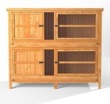 The Hutch Company 4ft Chartwell 2 Tier Rabbit Hutch | Perfect for keeping Rabbits and Guinea Pigs separate