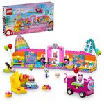 LEGO Gabby’s Dollhouse Gabby’s Party Room Disco Playset for Kids, DJ Entertainment Toy with Slide, Pink Car, and Animal Figures, Creative Role Play for Girls and Boys Ages 4 and Up, 10797