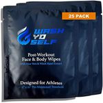 Wash Yo Self Body Wipes - Individually Packaged Disposable Wet Wipes for Kids and Adults – 25 pack