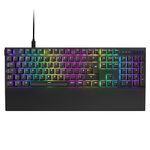 NZXT Function 2-2024 Full-Size Optical Gaming Keyboard | Illuminated RGB | 8K Polling Rate | Linear Optical Switches | Adjustable Actuation | Hot Swappable | Wrist Rest | Black UK (QWERTY)