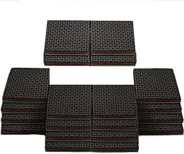 Non Slip Furniture Pads 20 PCS - 2" Premium Furniture Mat- Rubber Pads Furniture Foot Best Wood Floor Protective Cover-Ideal Non-Skid Furniture Pads