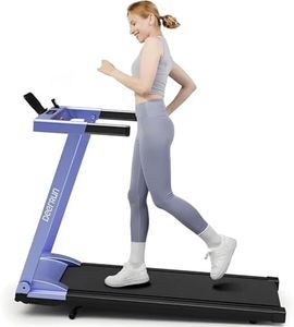 DeerRun Treadmills for Home, 3.5HP Folding Treadmill with Incline, 350 LBS Weight Capacity, Compact Portable Treadmill for Small Space Walking Jogging Running
