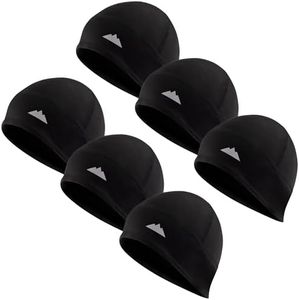 Tough Headwear Skull Cap - Skull Caps for Men and Women - Motorcycle Bike or Football Helmet Liner - Warm Mens Womens Head Liners - Winter Running Beanie Hat