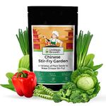 6 Plant Seed Varieties - Pac Choi, Peas, Cabbage, Chive, Broccoli, Red Pepper - Seeds for Planting in Canada - Chinese Stir Fry Garden Theme by Limitless Growth