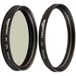 AmazonBasics Circular Polarizer Filter - 52 mm and UV Protection Filter - 52 mm