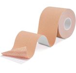 HSR Breast Lift Tape, Boob Tape for Breast Lift & Shape, Bob Tape for Large Breast, Breathable Push Up Tape, Invisible Body Tape for Women
