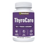 ThyroCare #1Thyro & Energy Support Supplement | Advanced Metabolism & Focus Formula with Kelp, Iodine, L-Tyrosine, Ashwaganda, B12, Selenium, Schisandra, Cayenne | 60 Capsules (Non-GMO)