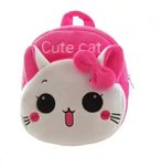 Frantic Cute Small Toddler Kids Backpack Avocado Shape Mini children Nursery/School/Picnic/Travelling Bag for Baby Girl Boy Age 1-5 Years (Pink Cute Cat_C)