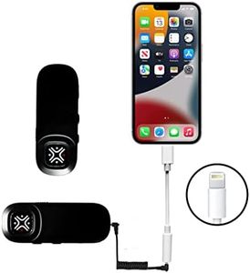 Xtreme Acoustics XAIPWL303 Wireless UHF Collar Lavalier Microphone for iPhone, Mobile and Camera Recording for Singing, Audio Video Recording, YouTube