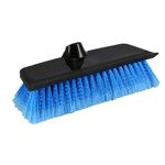 Unger Industrial Llc 964810C 10-Inch Waterflow Scrub Brush with Heavy Duty Soft Bristle Rubber Squeegee