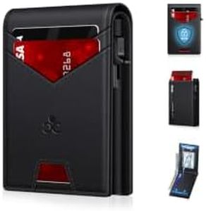 Wallet for Men RFID Blocking Minimalist Card Holder Wallet for 12-14 Cards