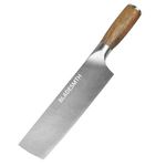 BLADESMITH Chef`s Knife 7.8", Japanese Nakiri Knife, Razor Sharp Vegetable Usuba Knife, Professional Pearwood Handle, Chopper Knife made by German 1.4116 Stainless Steel, 2024 Gifts