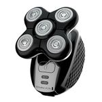 Remington Electric Head Shaver for Bald Men (5 Cutting Heads, Skin Close Results, 0.2mm), (Waterproof, Detail Trimmer, 50-Minute Runtime, Easy Clean Hair Pocket, Travel Pouch) Electric Razor - XR1501