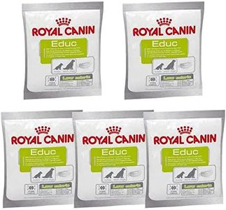 Royal Canin Educ | Pack de 5 | 5 x 50 g | Complément Alimentaire pour Chiens | Récompense hypocalorique pour l'éducation et l'entraînement | avec Complexe de vitamines pour Soutenir Les cellules