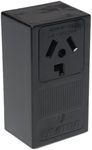 Leviton 835-5054-2BLK 30 Amp 3 Wire Non-Grounding Dryer Surface Mount Receptacle