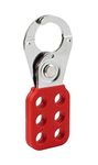 Loto Product India Vinyl Coated Lockout Tagout Hasp (Small, Red)