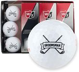 Groomsman Golf Balls, Wilson Staff Elite, Groomsmens Gifts, One Dozen