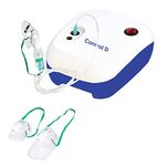 Control D NEB112 Respiratory Nebulizer with Complete Kit for Kids & Adults Nebulizer (White, Blue)