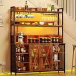 IRONCK Coffee Bar Cabinet with Powe